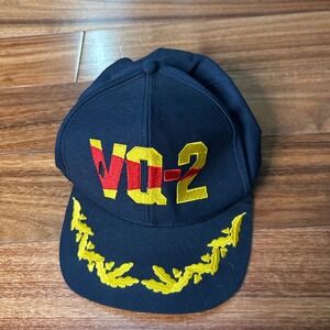 Northstar VQ-2 Navy Blue Snapback Hat Military Scrambled Eggs USA Made Cap
